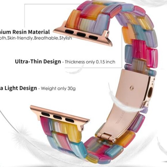 NEW Colorful Luxury Fashion Apple Watch Band main image 2